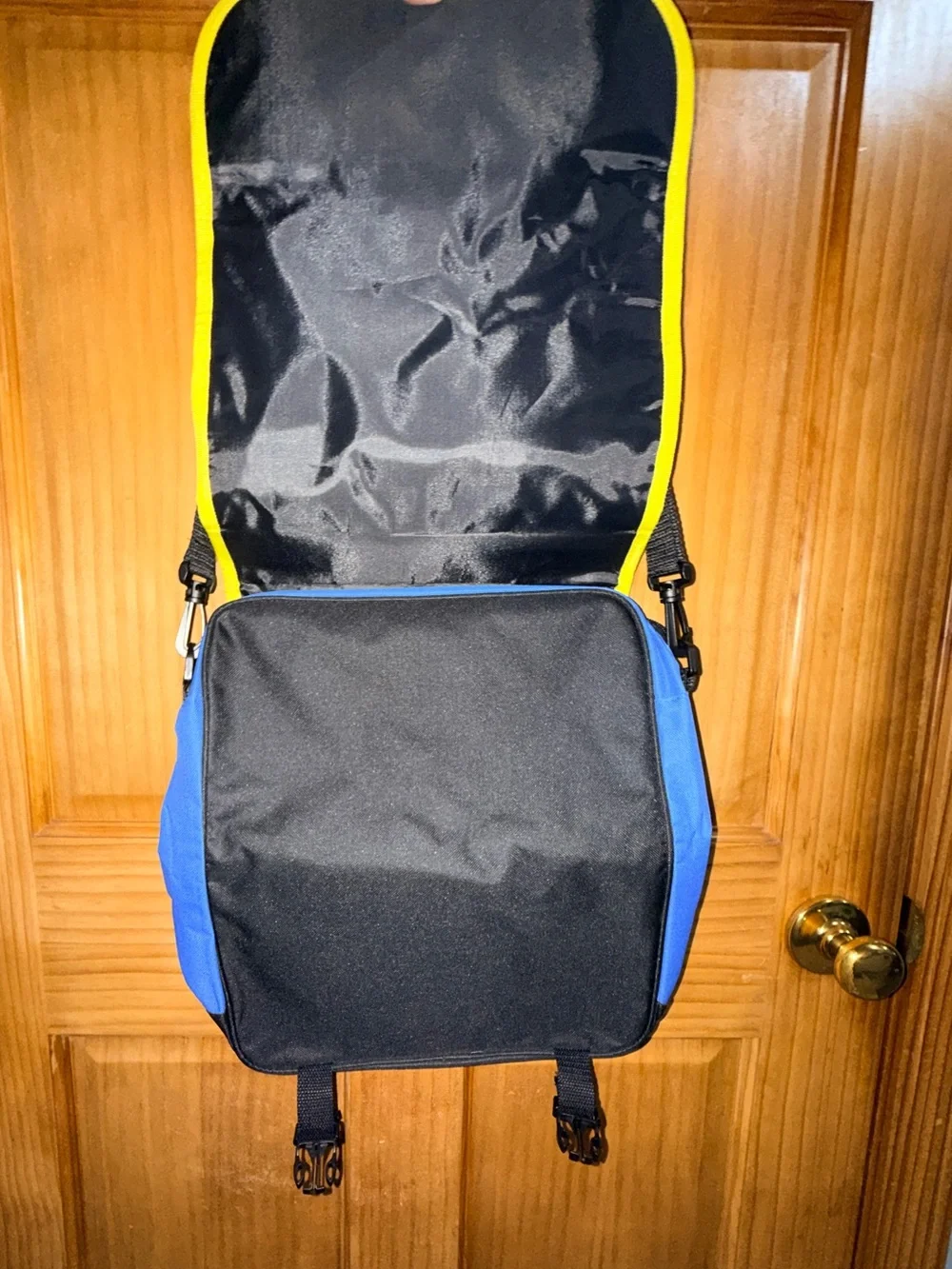 NWOT Loot Crate Blue & Yellow Xavier's School Messenger Bag -14.5x13x4